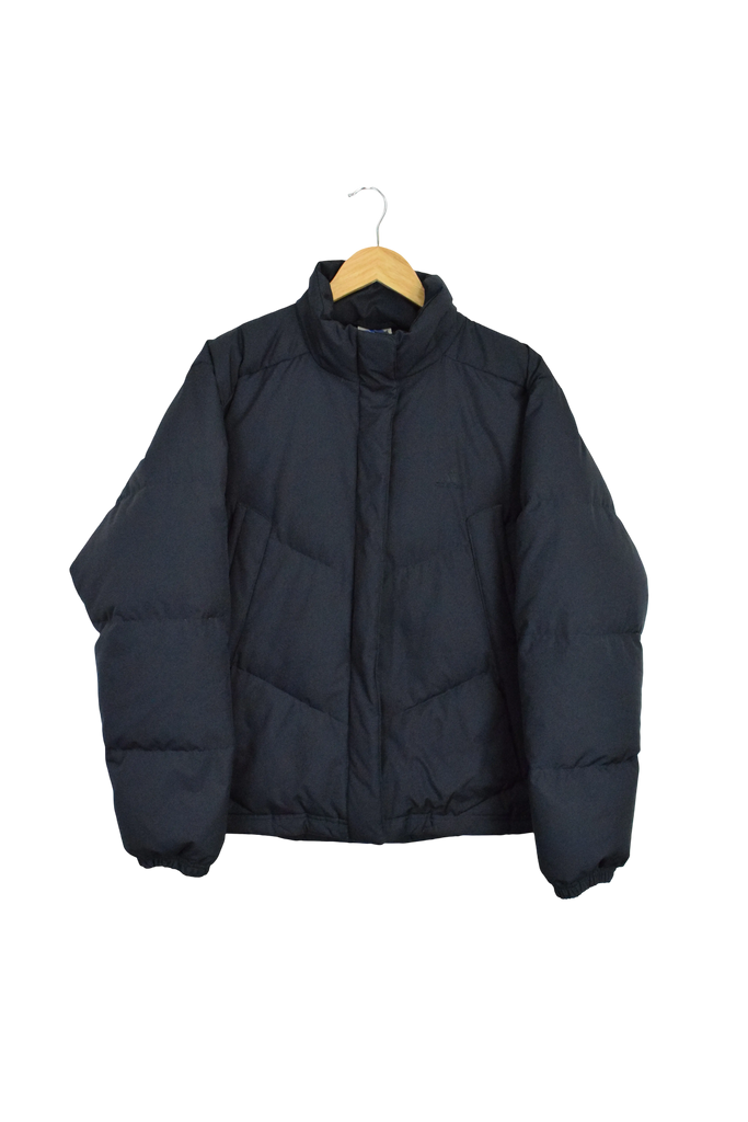 Vintage Dark Grey Adidas Puffer Jacket