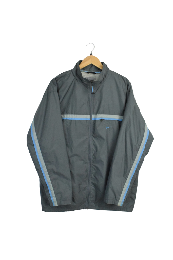 Vintage Nike Grey Zip-Up Track Jacket