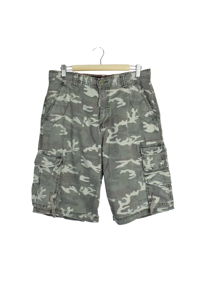 Y2K Camo Cargo Shorts