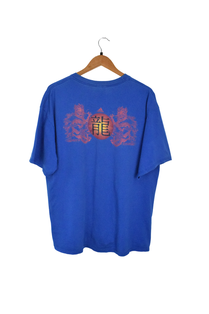 Vintage Blue Adidas Dragons T-Shirt