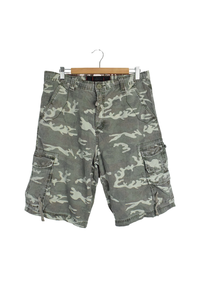 Y2K Camo Cargo Shorts