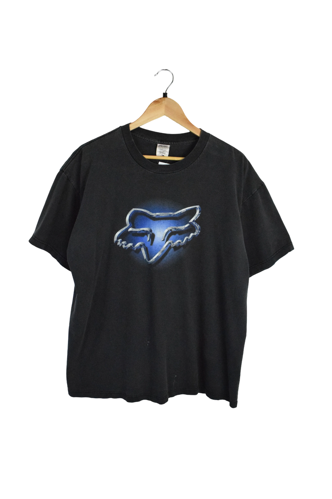 Vintage FOX USA Black Graphic T-Shirt
