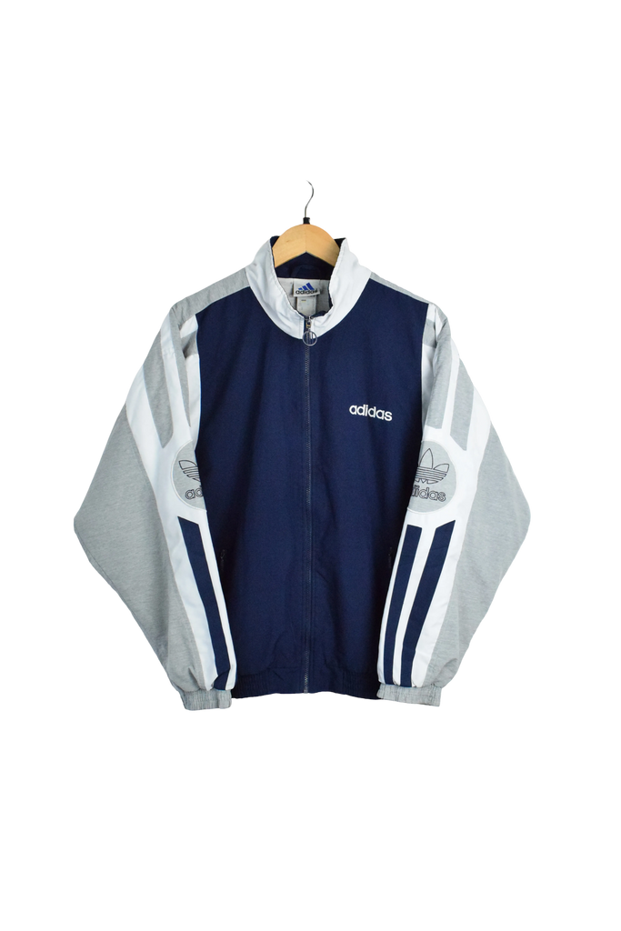 Vintage Adidas Navy Blue Trefoil Jacket 