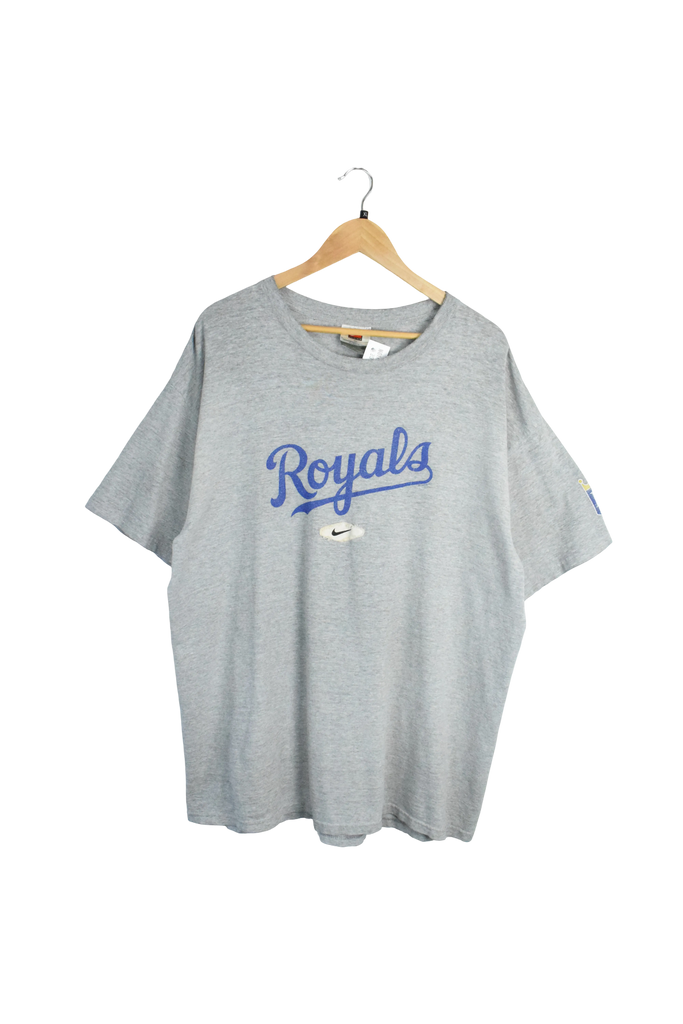 Vintage Nike Kansas City Royals MLB Grey T-Shirt 
