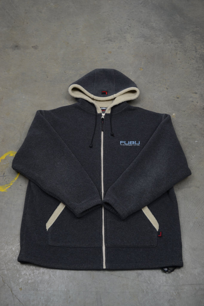 Vintage Fubu Zip-Up Fleece Jumper