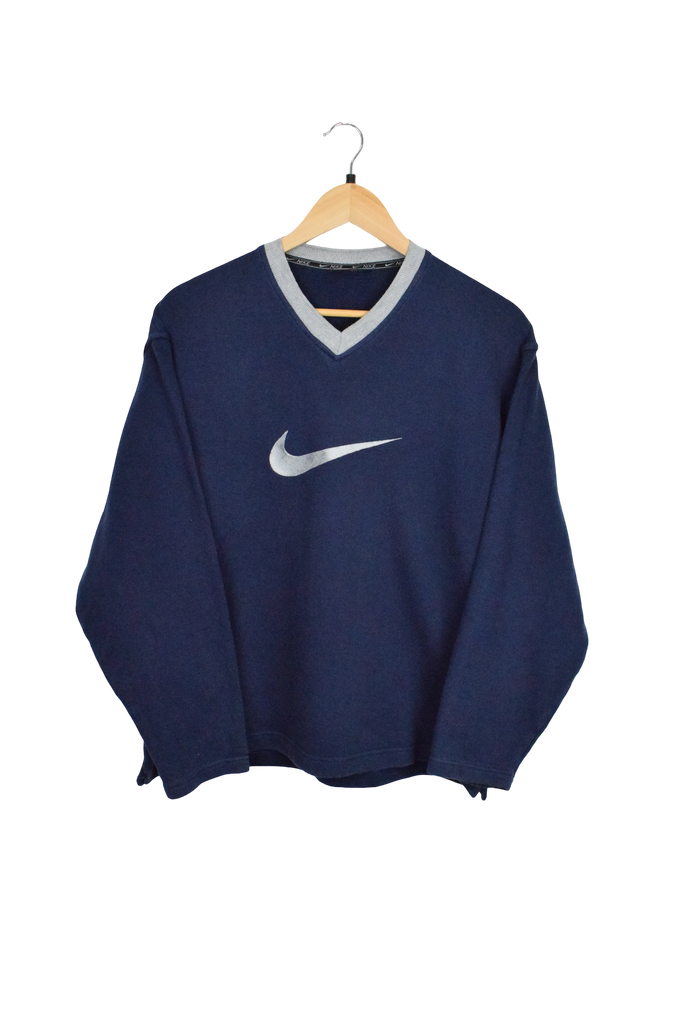 Vintage Nike Swoosh Navy Sweatshirt