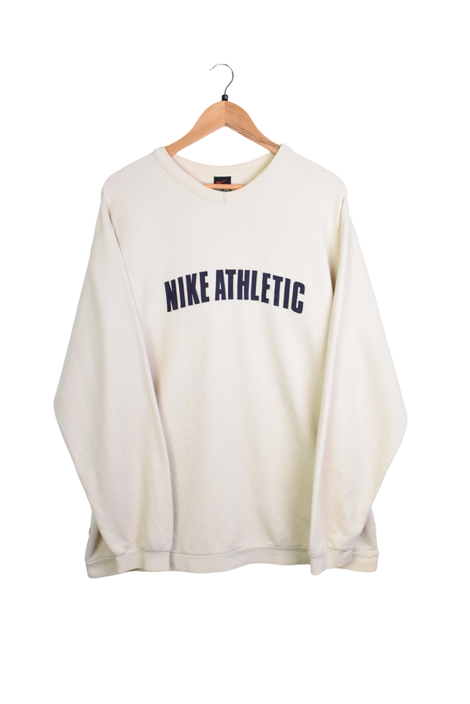 Vintage Beige Nike Athletic Sweatshirt 