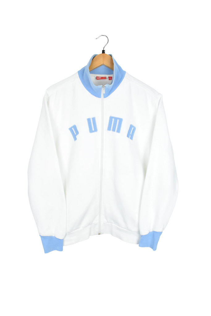 Y2K White Puma Track Jacket