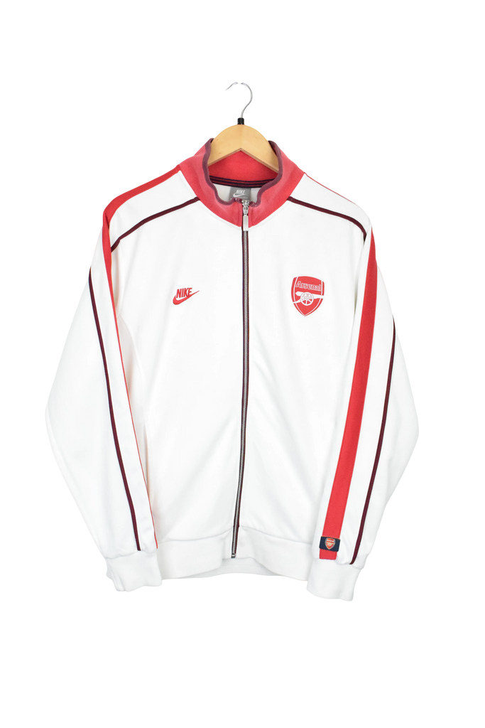 Y2K White Nike Arsenal Track Jacket