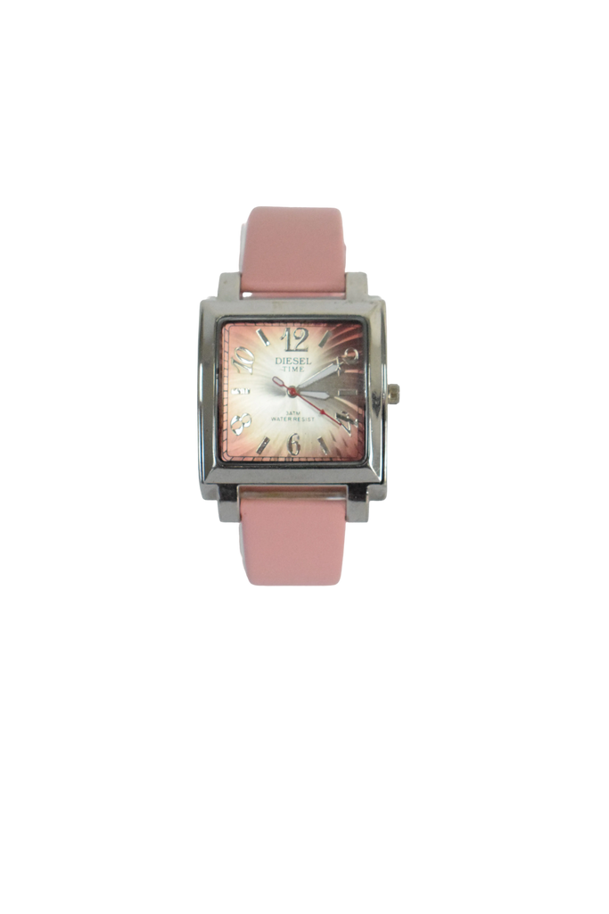 Y2K Diesel Watch Pink