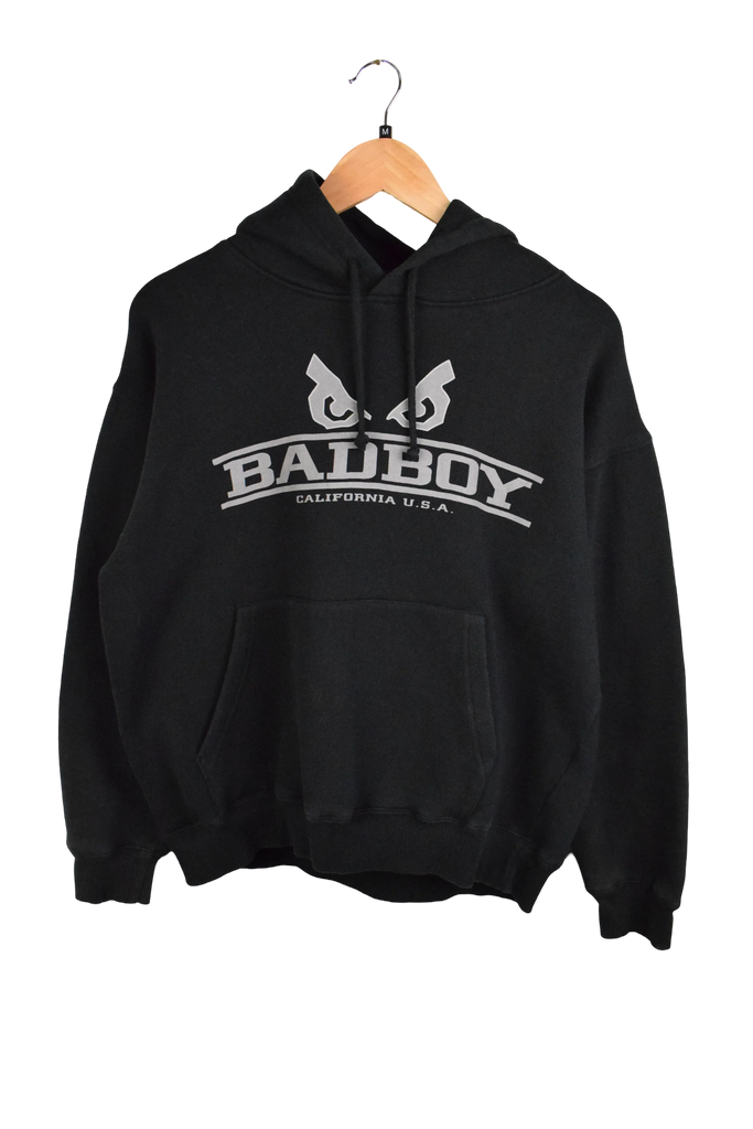 Y2K Bad Boy California Black Hoodie (M)