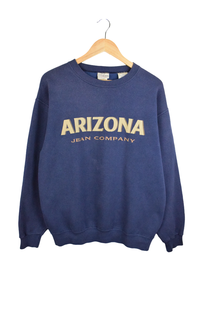 Vintage Arizona Jean Company Navy Blue Sweatshirt (M)