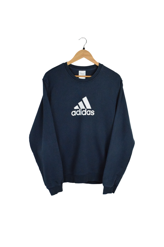 Vintage Navy Blue Adidas Sweatshirt