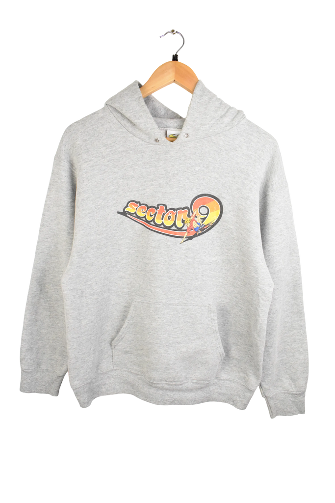 Vintage Sector Nine USA Grey Skate Hoodie (S)