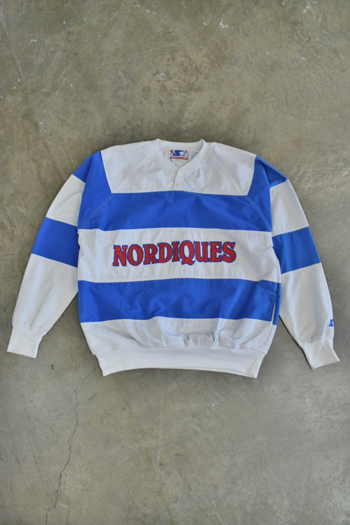 Vintage Nordiques NHL Starter Cotton Longsleeve Shirt 