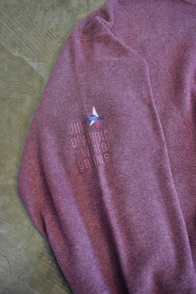 Vintage Adidas Winter Olympics Burgundy Sweatshirt 