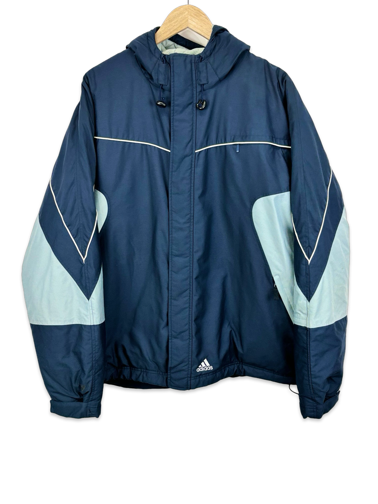 Vintage Adidas Navy Blue Heavy Weight Jacket