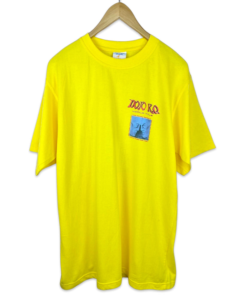 Y2K Dojo Ko World Title Yellow T-Shirt