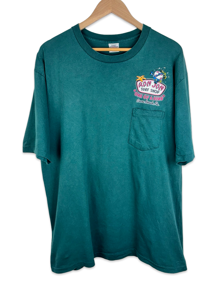Vintage Ron Jon Surf Shop Green T-Shirt