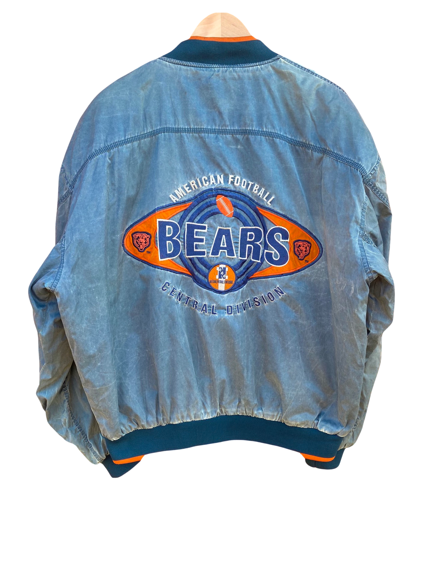 Maker of Jacket NFL Chicago Bears Football Leather