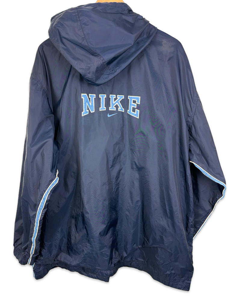 Y2K Nike Spellout Navy Blue Light Jacket