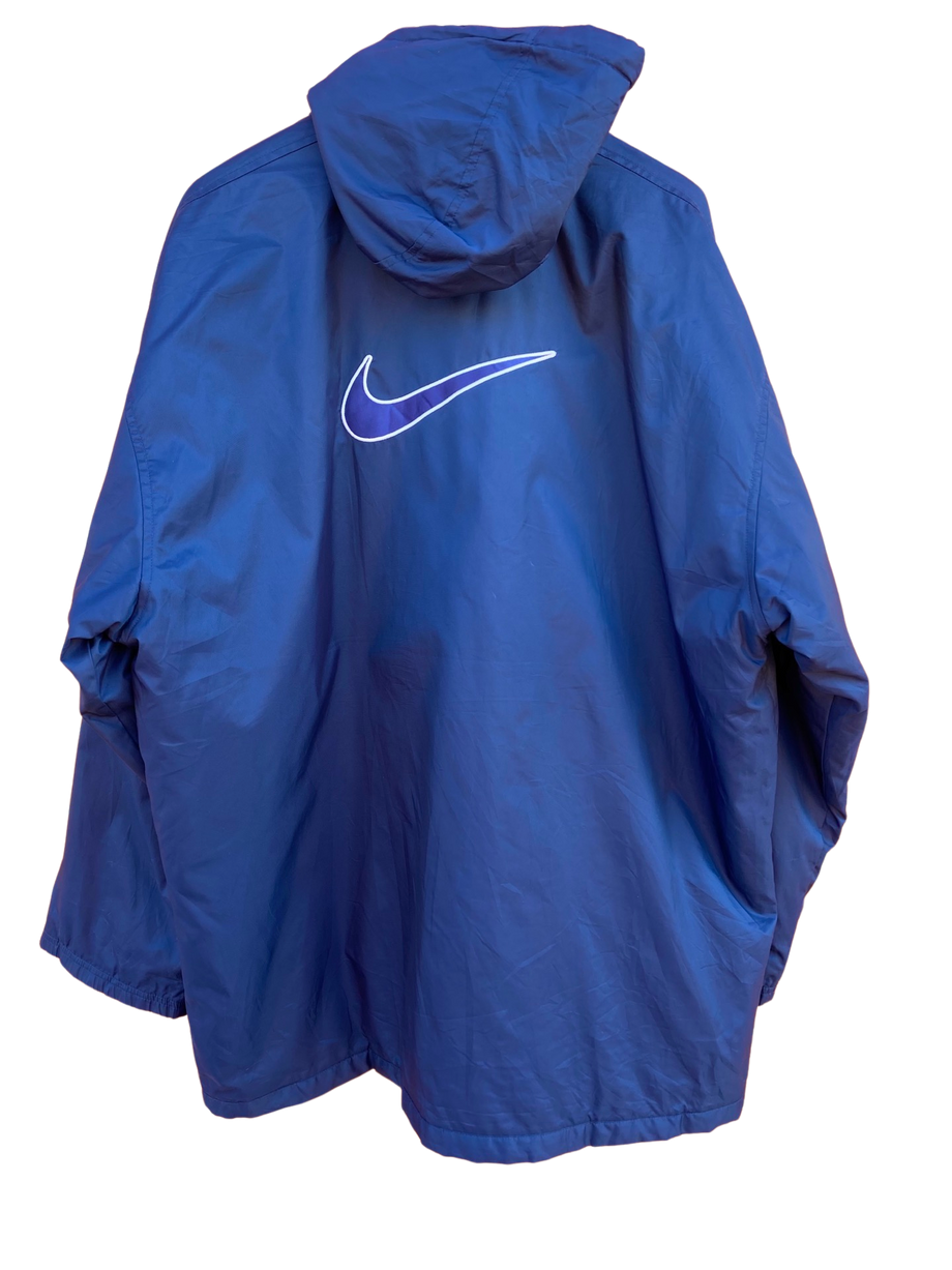 Vintage blue nike jumper sale