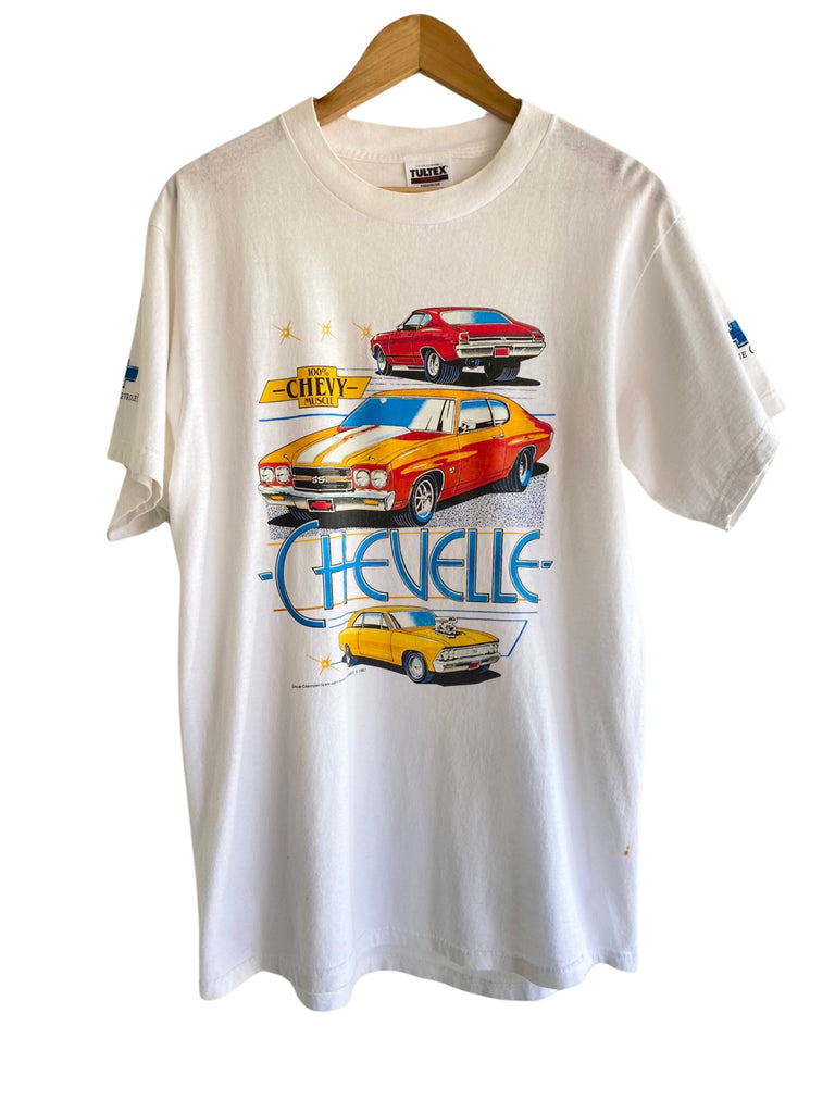 Vintage 1987 Chevy Chevelle White T-Shirt
