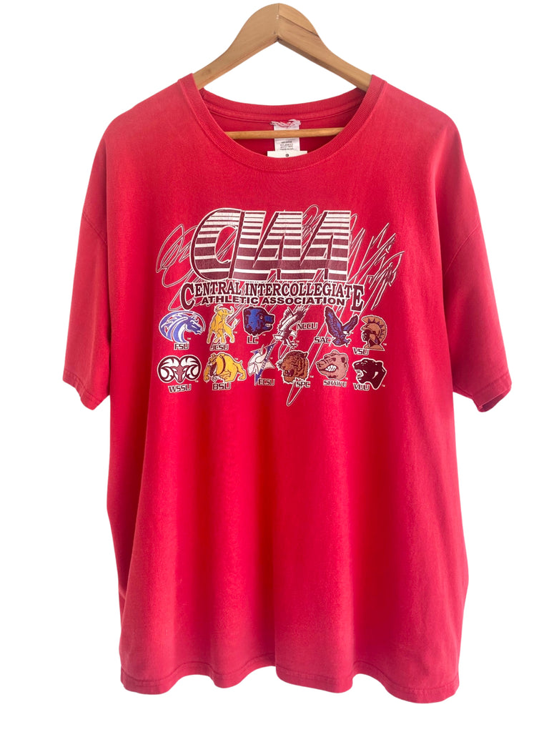 Central College Athletic Program Red T-Shirt