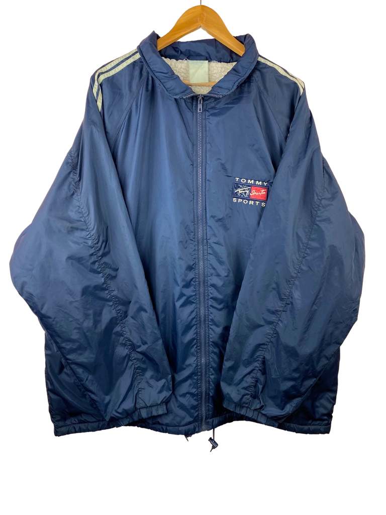 Vintage Tommy Sports Navy Blue Jacket