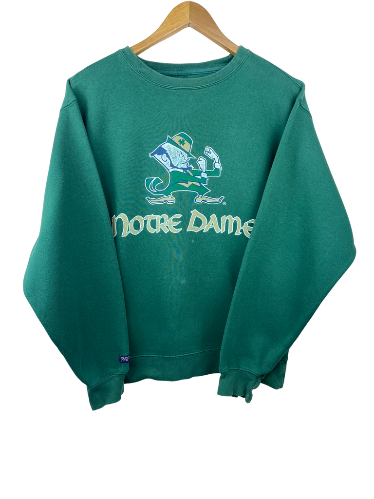 Vintage Notre Dame Green Sweatshirt