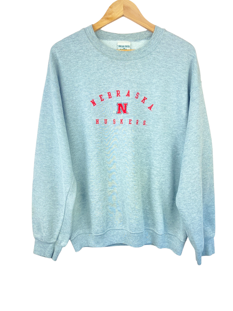 Vintage Nebraska Huskers Grey Sweatshirt