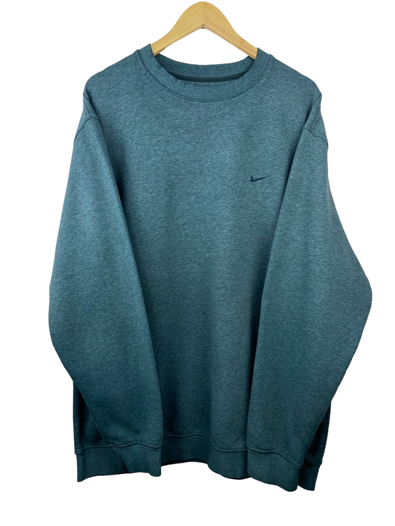 Y2K Nike Swoosh Grey Sweatshirt 