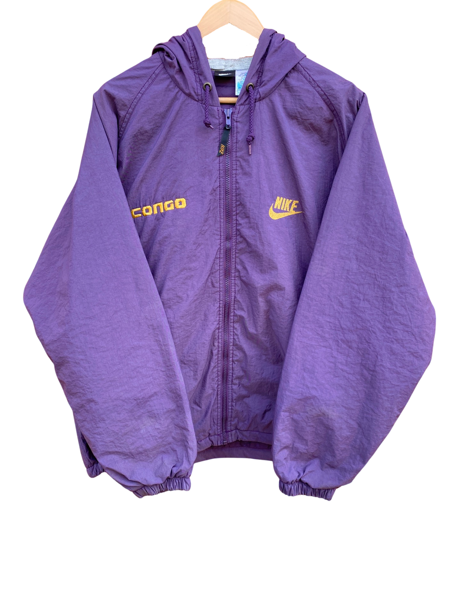 Y2K Purple Nike Swoosh Jacket (Large) – The Vintage Collection Bendigo