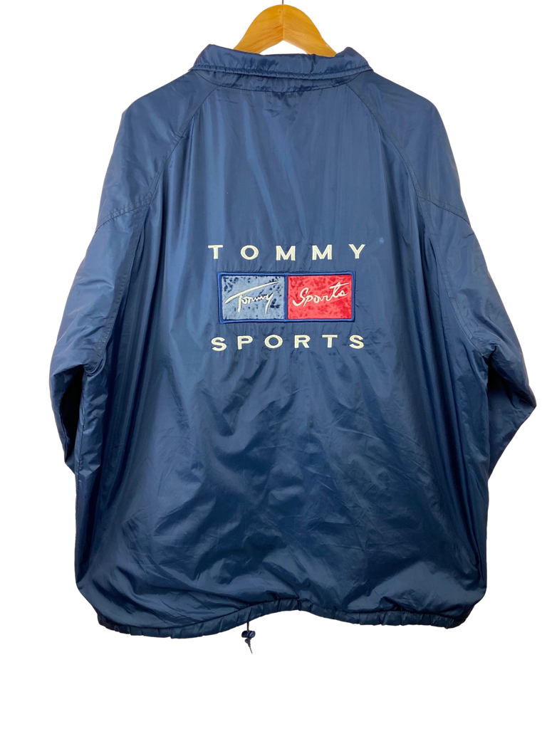Vintage Tommy Sports Navy Blue Jacket