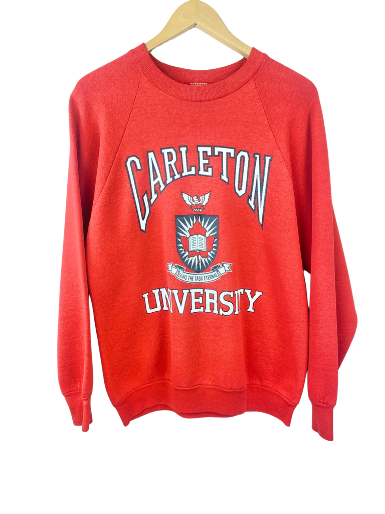 Vintage Carleton University Red Sweatshirt