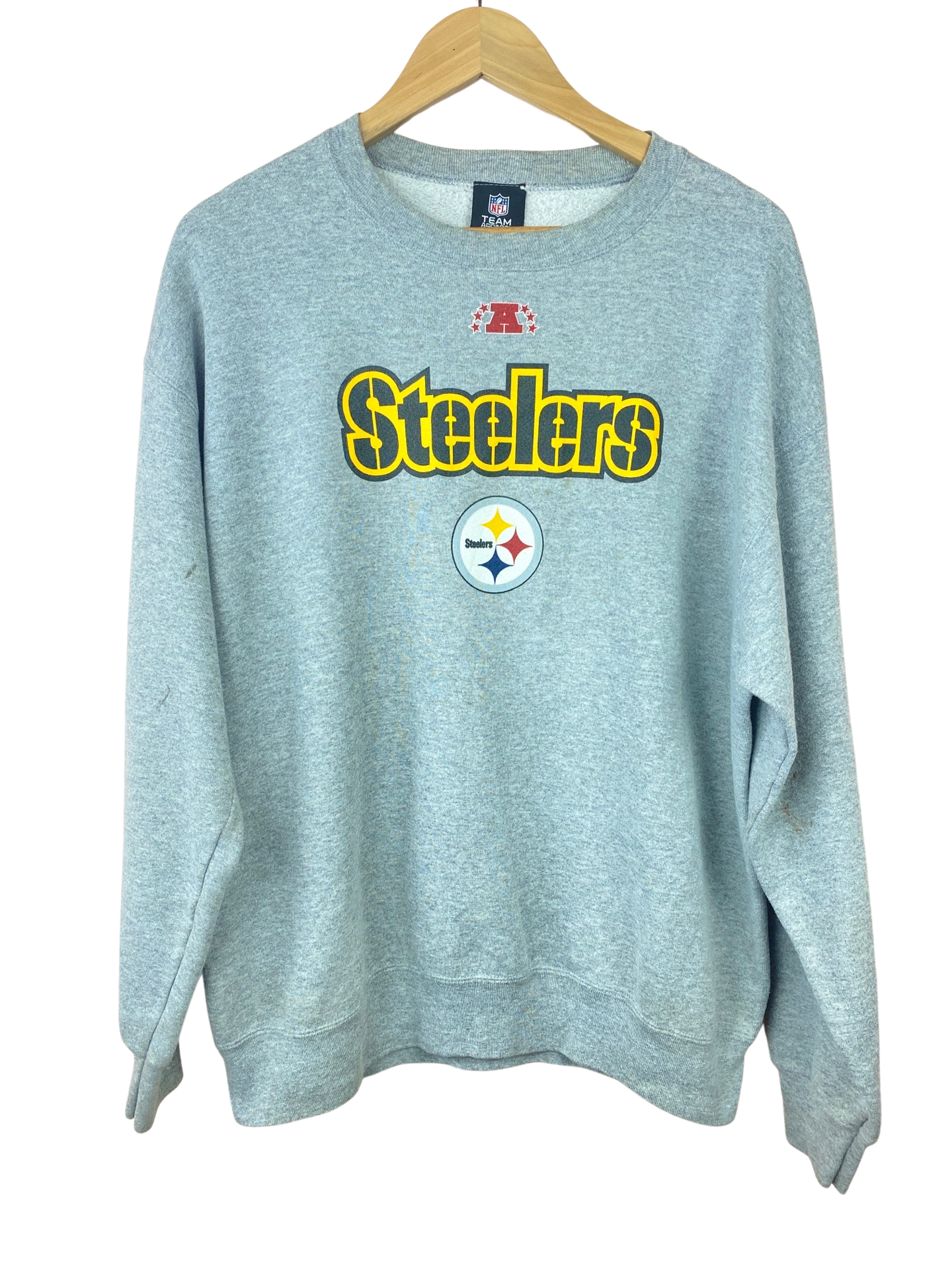 Steelers sales grey sweatshirt