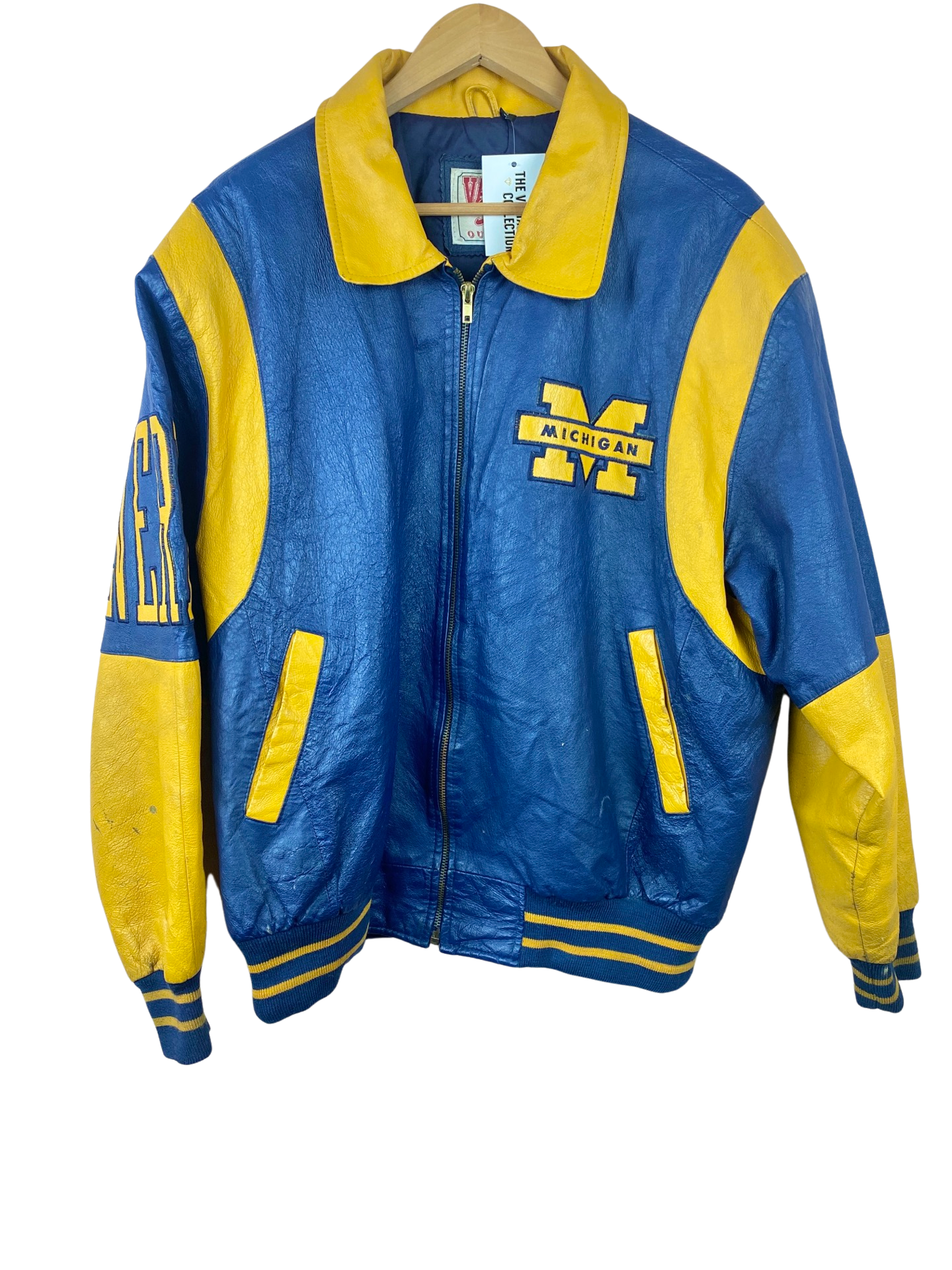 Michigan wolverines clearance letterman jacket